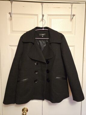 Black Rivet- Double-Breasted Women's Jacket Size XL